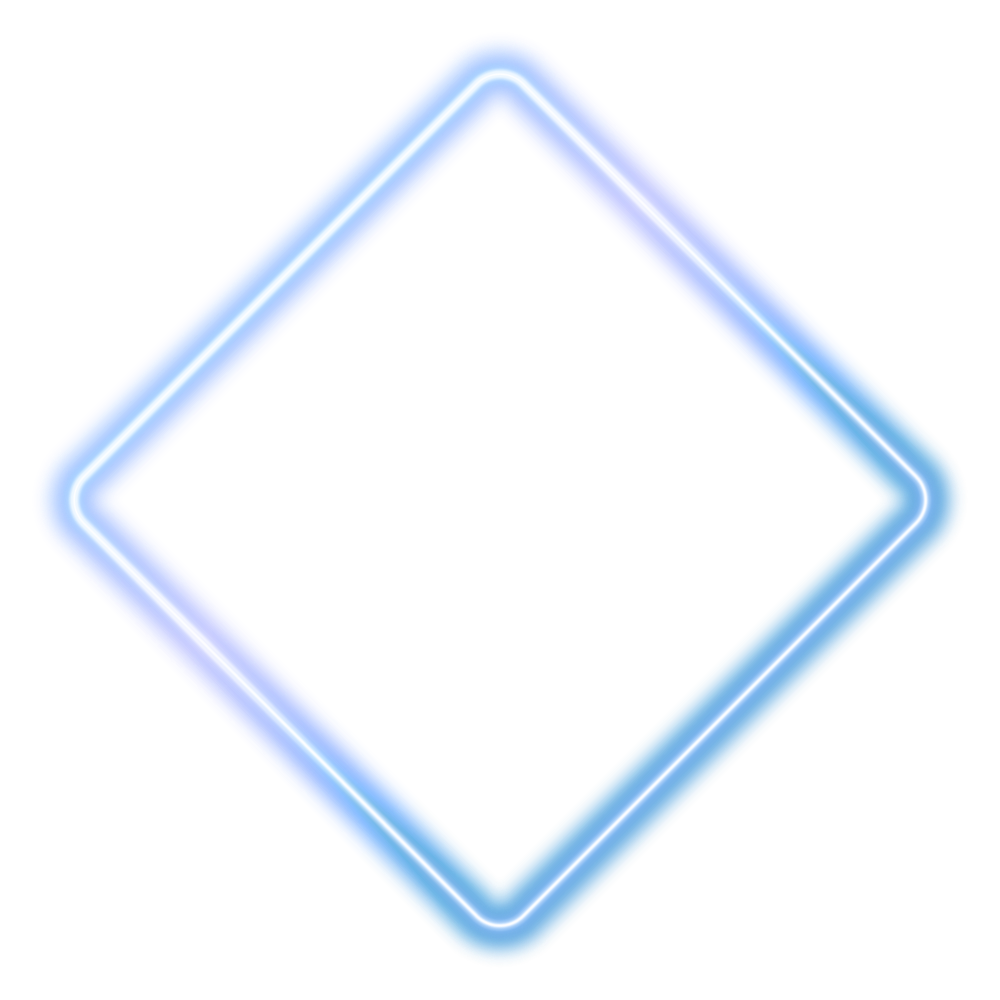 Blue glowing diamond badge with a white number 3 in the center, used as a step indicator (Step 3).