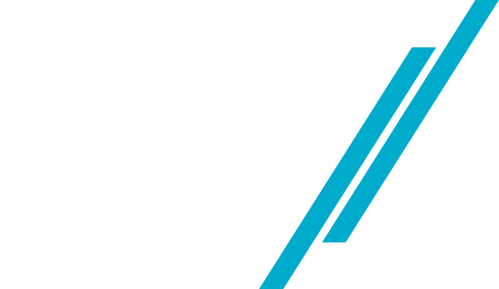 ATIX logo: bold white letters with a cyan diagonal stripe motif