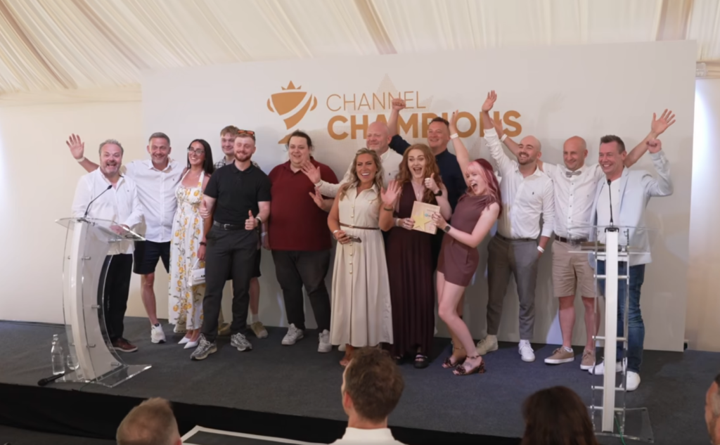 Access4 UK Team Accepting the Event Champion Award